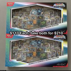 Pokemon TCG Prismatic Evolutions Lucario & Tyranitar Premium Collection
