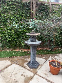 Japanese bird bath