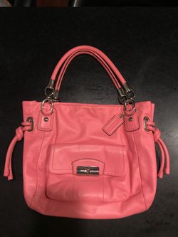 Coach Rose Leather Handbag