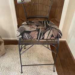 Pair Of Metal Barstools 