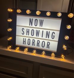 Marquee Cinema Movie Theater Light Up Box