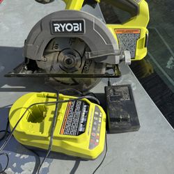 Ryobi Skil Saw With Charger No Battery