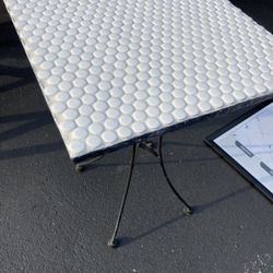 Small mosaic end table 