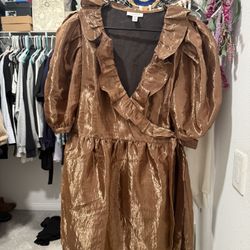Top Shop Brown dress