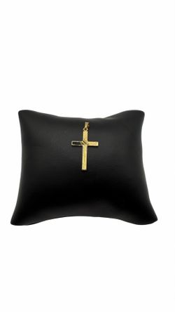 Dije Cruz 14K Oro Sólido | 26.5mm x 16mm