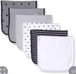 Unisex Burp Cloths (Pack Of 6)