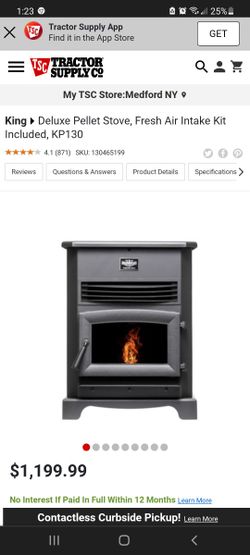 King Deluxe Pellet Stove 48,000 BTU! for Sale in Port Jeff Sta, NY - OfferUp