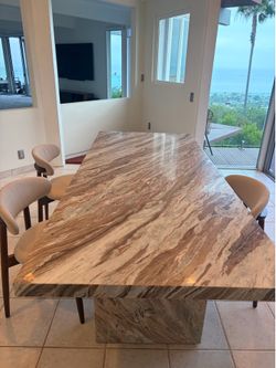 Dining table from Crate & Barrel