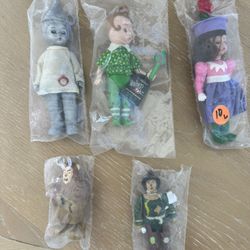 Wizard Of Oz Figures And Dolls Tin Man Lion Scarecrow 