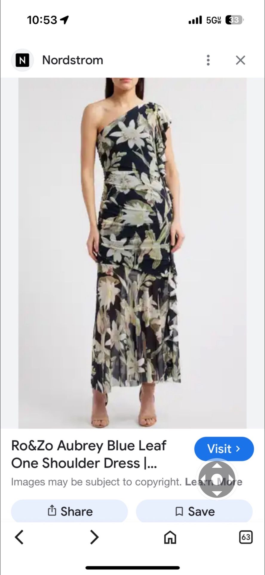Floral off shoulder Dressy Maxy Dress Size S/M Preowned.
