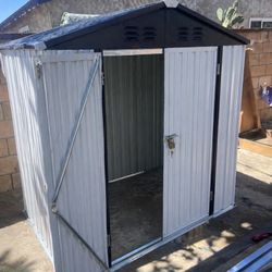 6×4metal Outdoor Garden  Shed