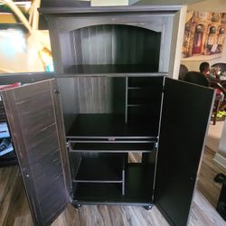 Sauder Harbor View Computer Armoire