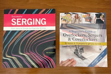 Serging & Overlocker Sewing Books – Set of 2