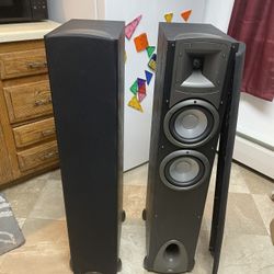 Klipsch Synergy F2 Floorstander  Tower Speakers Pair In Black