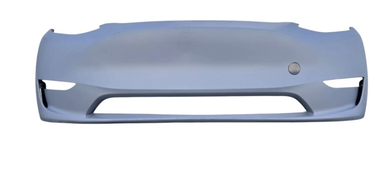 For Tesla Model Y 2022-2024 Front Bumper Cover Without Sensor Holes with tow cap