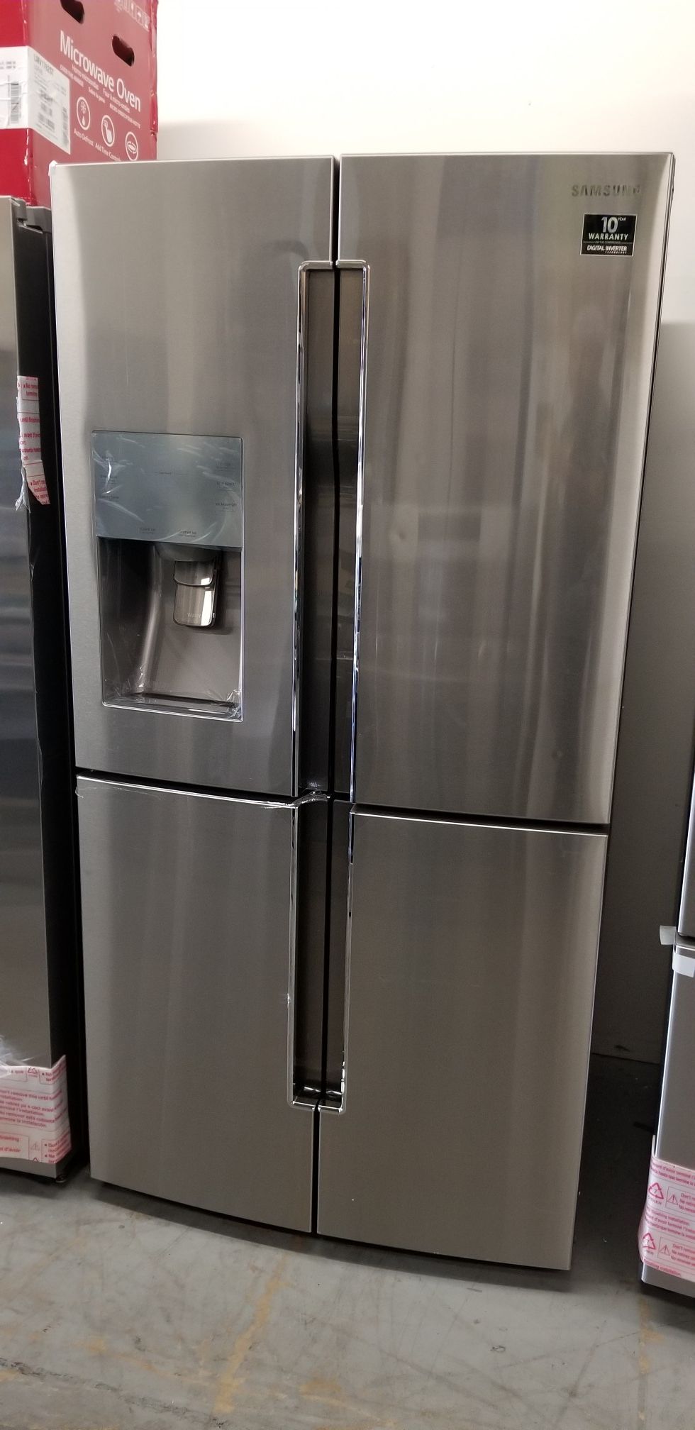 Refrigerator Stainless Steel Four Door Samsung Flex Since $39 Down Payment