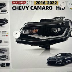 Chevy Camaro 2016 2017 2018 Headlight Drivers Side