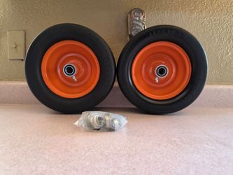 11x6.00-5 Flat Free Zero Turn Lawn Mower Tires