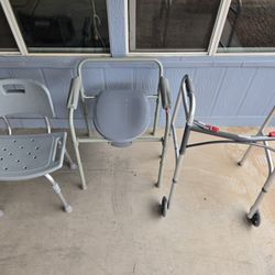 Walker, Toilet, Shower Chair