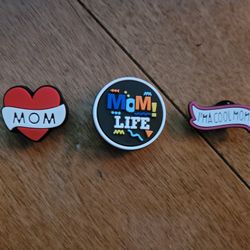 Lot Of 3 Mom Shoe Charms 