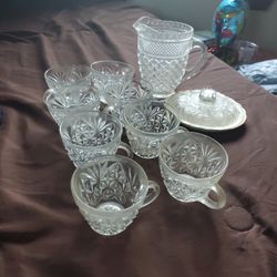 8 Cups An A Small Pitcher 