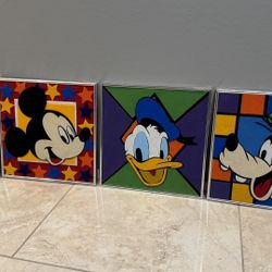 RARE Disney Felt Art Set - Mickey Mouse