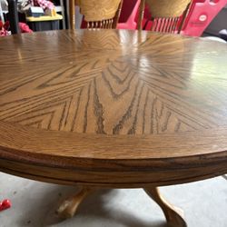 Real Wood Dining Table 