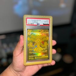 PSA 10 MEGA LUCARIO EX HYPER RARE GOLD 