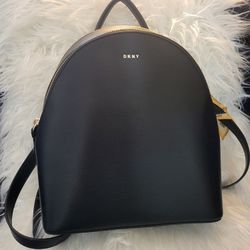DKNY LEATHER BACKPACK/Purse - Like New, Never Used