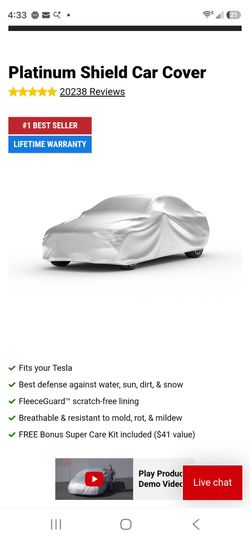 FREE!!! Car Cover Tesla Model Y (has a tear though)