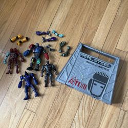 Real Steel Action Figures 2011 With “Build-n-Battle” Case