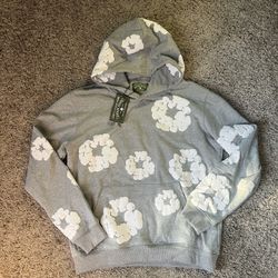 Denim Tears Hoodie Grey Medium New