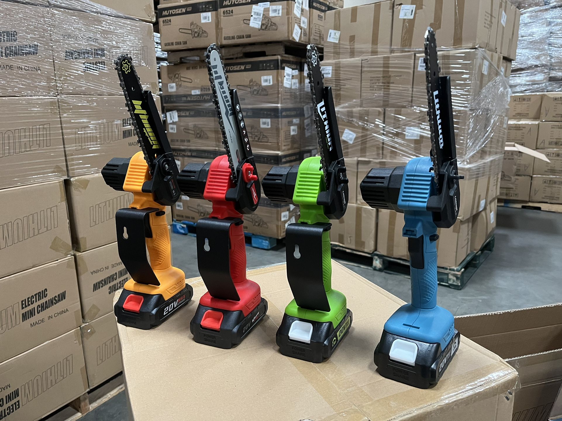 Mini Chainsaw 6 in. with 2 Batteries, Cordless Compact Handheld