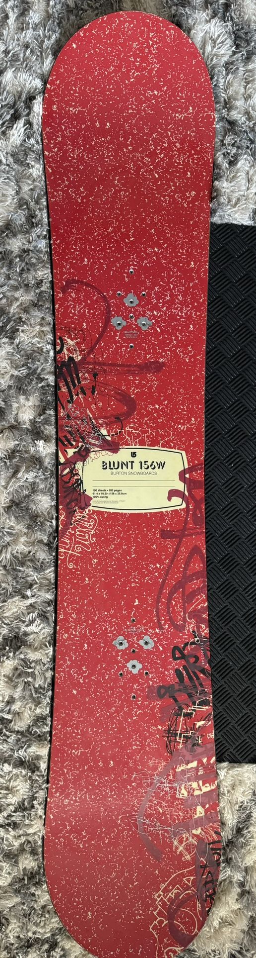 Burton Blunt 156W