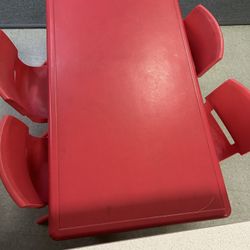 Kids Table With 4 Chairs