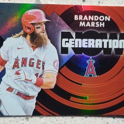 Ohtani J Rod  Brandon Marsh Generation Now Nolan Ryan 87 Kevin Smith Number Card Gold