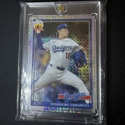 Topps Chrome Yoshinobu Yamamoto