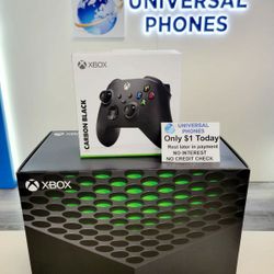 MICROSOFT XBOX SERIES X 1TB GAMING CONSOLE NEW IN BOX $1 DOWN TODAY REST IN PAYMENTS.NO CREDIT CHECK 