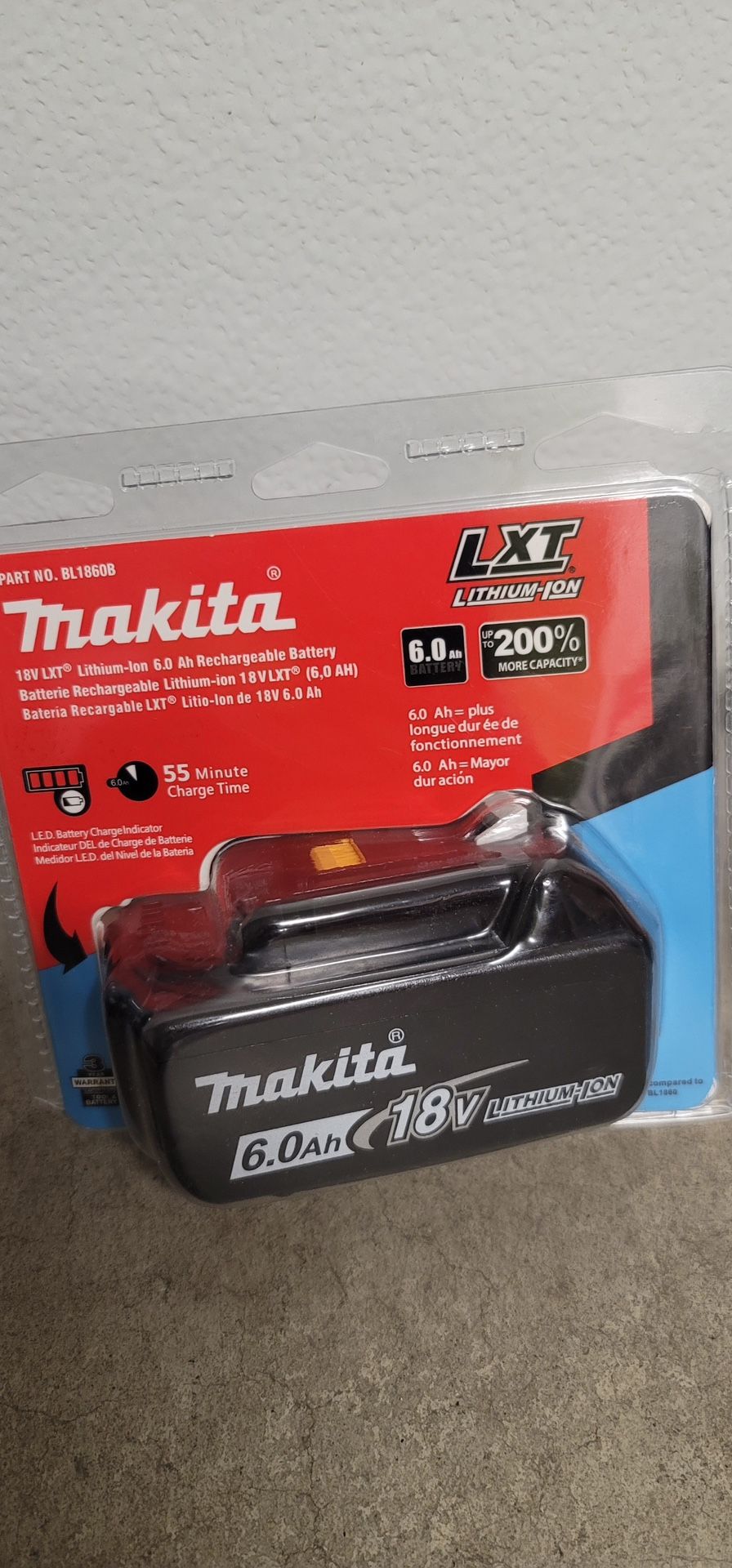 Makita 18V LXT Lithium-Ion 6.0 Ah Battery Packs