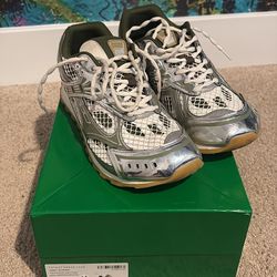 Bottega Veneta green runners