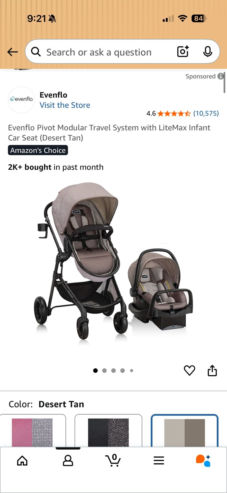 Stroller And Car Seat Combo