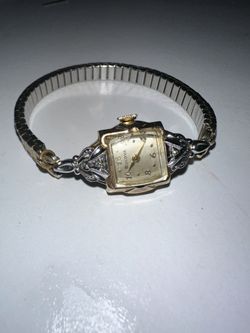 10k Rolled Gold Plate Bulova Antique Watch (Rare)