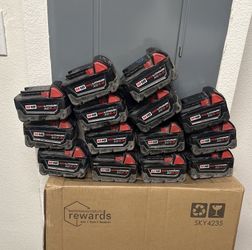 Milwaukee M18 5.0 AH XC Batteries