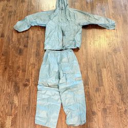 Men’s Small Frogg Toggs Rain/Waterproof Jacket Pants Set
