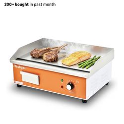 Nonstick Stainless Steel Electric Griddle