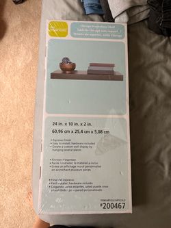Real Organized Chicago Bracketless Floating Shelf