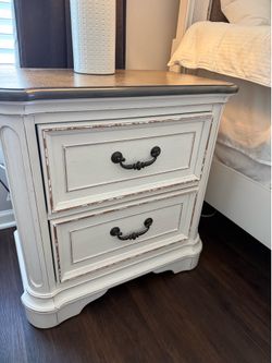 Ashley Furniture Realyn Smart Nightstands - Matching Pair