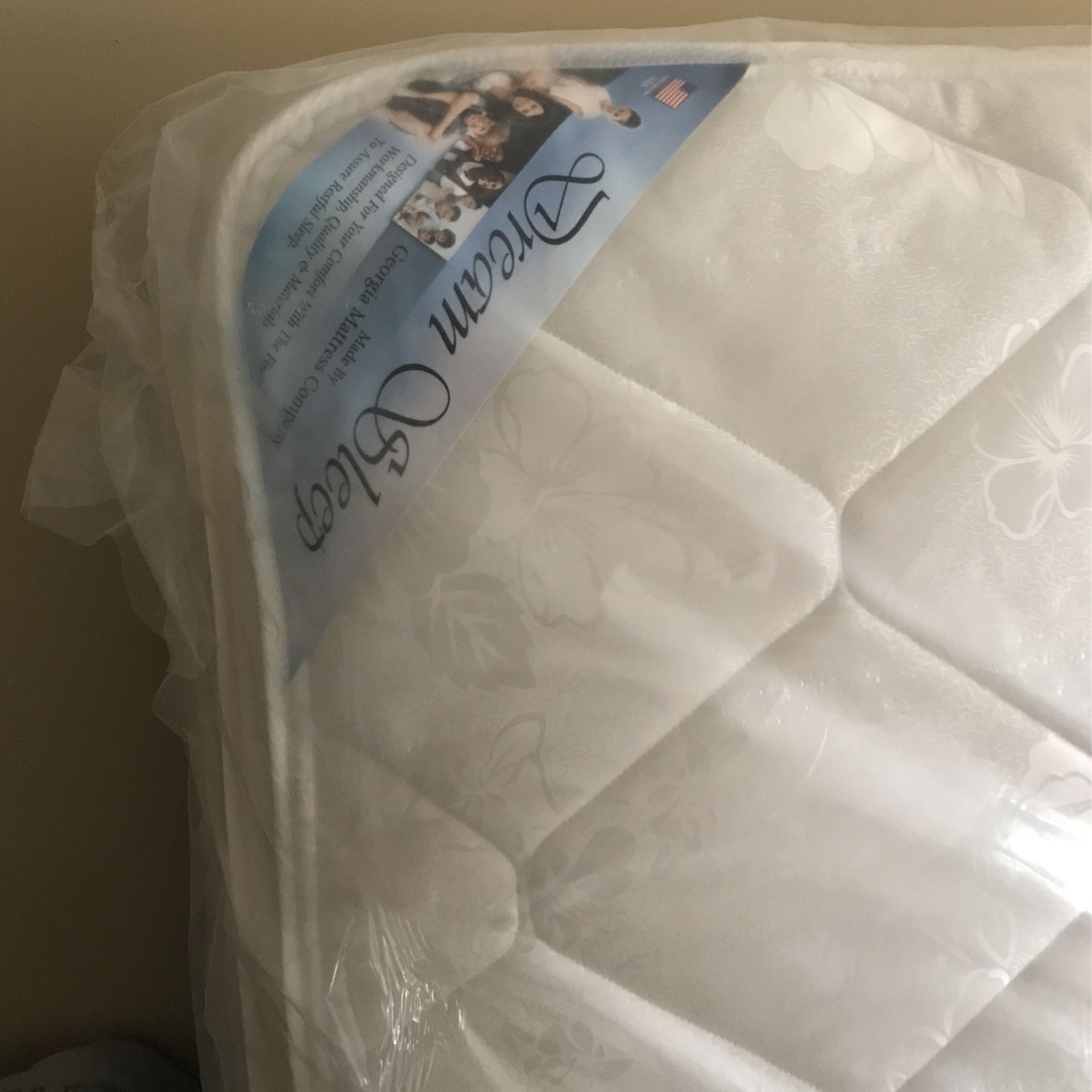 Brand New Thick Mattress And Frame For Sale