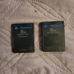 Playstation 2 Memory Cards