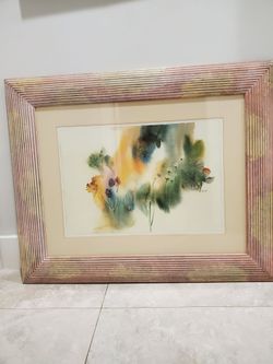 Barbara Nechis vintage watercolor print